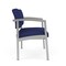 Lesro Lenox Steel Bariatric Chair Metal Frame, Silver, OH Cobalt Upholstery LS1401 - alternate 3